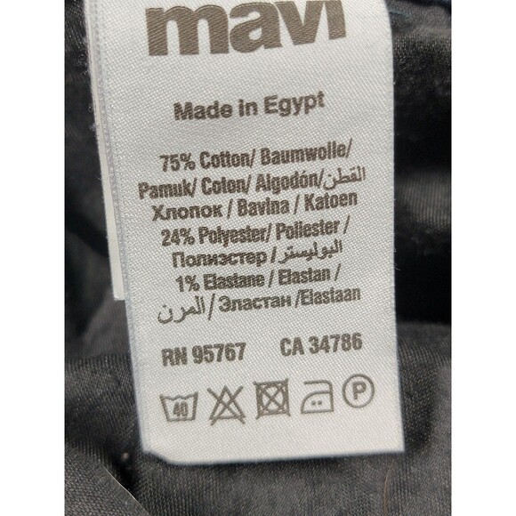 Mavi Jake Slim Leg Jeans Mens 33x32 Blue Stretch Denim Medium Wash Tapered - Picture 12 of 15